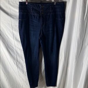 Refuge High Rise Dark Indigo Jeans
